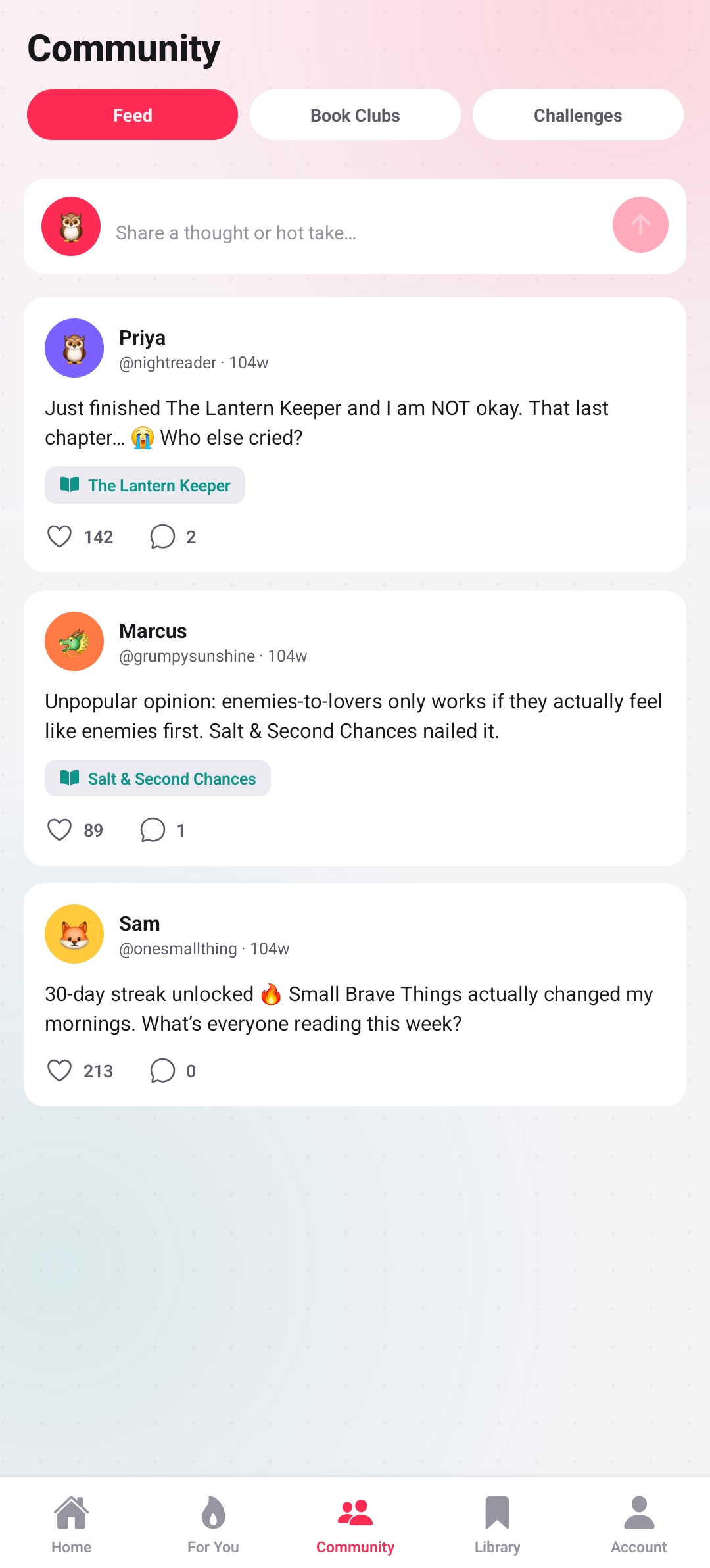 ReadEra clone shareable quote card from a saved passage
